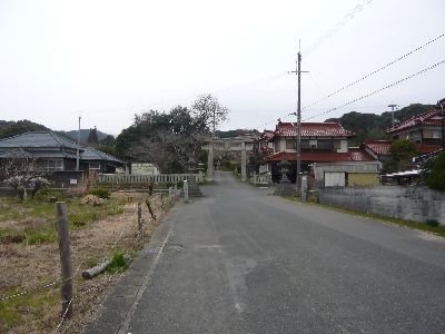 参道の道