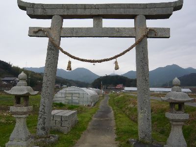 一の鳥居と参道