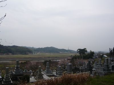 鳥居前からの風景