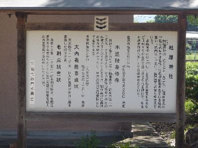 神社案内看板